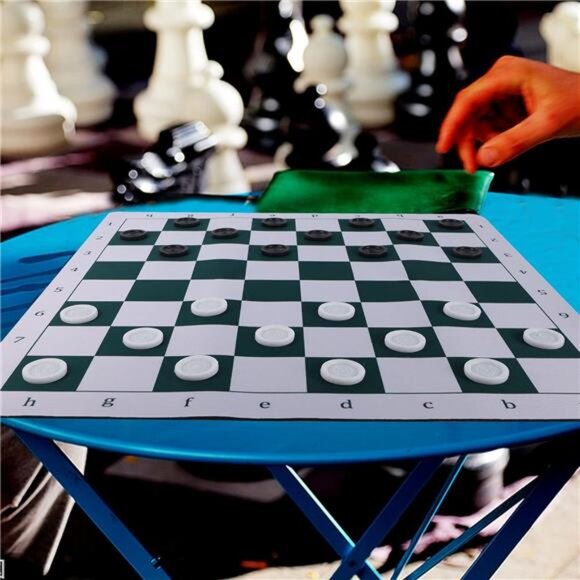 Portable Chess & Checkers Set, 2 in 1 Travel Board Games for Kids and Adults - Picture 5 of 7